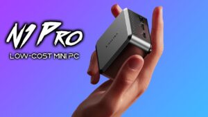 Compact design of the N1 Pro mini PC for clutter-free setups