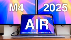 New MacBook Air featuring the powerful M4 chip for enhanced performance.