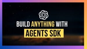 OpenAI Agent SDK used to build intelligent AI systems