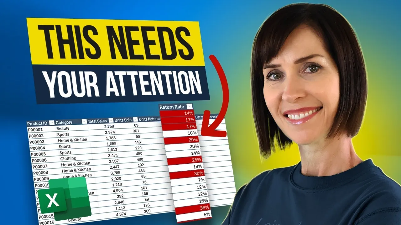 Pivot table summarizing data trends in Excel