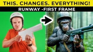 Runway AI’s First Frames feature for seamless video style transformation