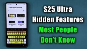 Samsung Galaxy S25 Ultra showcasing hidden features for enhanced usability