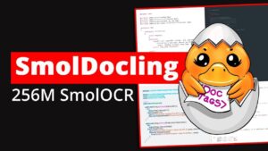 SmolDocling OCR tool for compact and efficient document processing