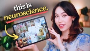A vision board with motivational images and quotes for goal setting