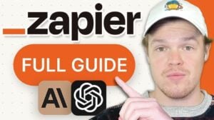 Zapier AI workflow tutorial featuring ChatGPT, Claude, and Gemini integration