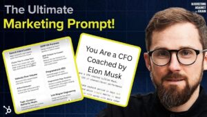 AI prompt transforming marketing strategies for top marketers