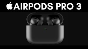 AirPods Pro 3 showcasing sleek new design and compact charging case
