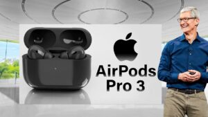 AirPods Pro 3 rumored sleek black design with advanced features