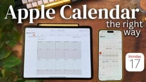 Customizing Apple Calendar with color-coded events for better organization