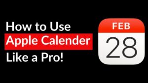 Setting up multiple calendars in Apple Calendar for better organization