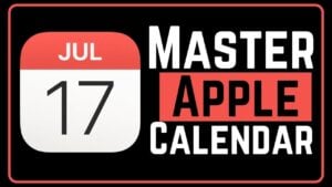 Apple Calendar syncing settings on iPhone and Mac
