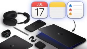 Apple devices showcasing seamless productivity tools and apps