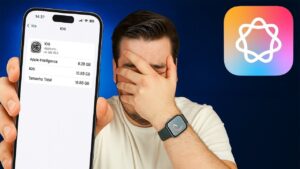 Apple Intelligence feature balancing privacy, storage, and battery life
