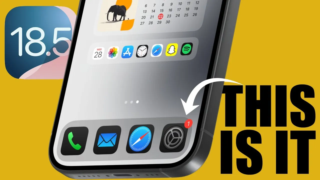 iOS 18.5
