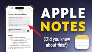 Apple Notes audio transcription feature for seamless note-taking