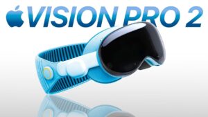 Apple Vision Pro 2 showcasing its sleek new design and lightweight materials