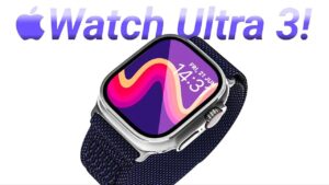 Apple Watch Ultra 3 showcasing its brighter LTPO3 OLED display