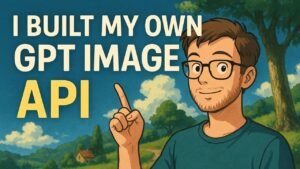 Custom ChatGPT image API setup for automated image generation