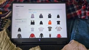 A visually organized digital closet created using Notion for wardrobe management