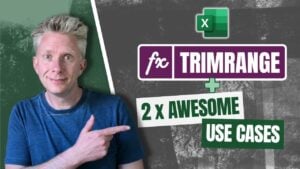 Overview of Excel's TRIMRANGE function for cleaning up data