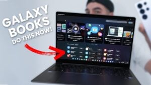 Galaxy Book 5 Pro MultiControl feature for managing multiple devices