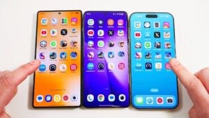 Galaxy S25 Ultra compared to iPhone 16 Pro Max in speed test results