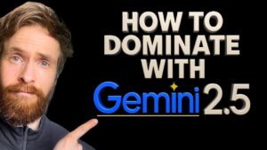 Gemini 2.5 Pro workflow for AI video-to-video application development