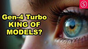 Gen-4 Turbo AI video generation platform with customizable prompts and 4K upscaling