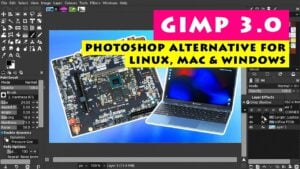 GIMP 3.0’s redesigned user interface with customizable tools