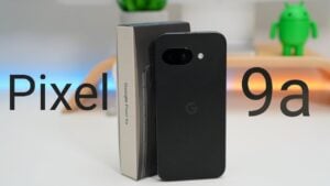 Google Pixel 9a showcasing its sustainable design and eco-friendly materials