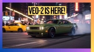 Google Veo-2 interface showcasing AI video generation tools