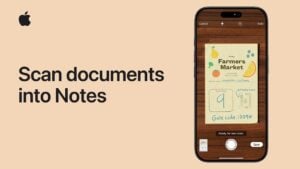 How to scan documents into the Notes app on iPhone or iPad