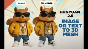 Hunyuan 2.5 AI tool for creating stunning 3D models effortlessly