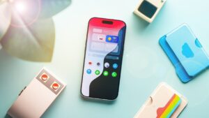 Interactive widgets on iPhone home screen for enhanced functionality