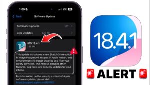 Overview of iOS 18.4.1 update features and fixes