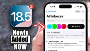 Updated Mail app interface in iOS 18.5 Beta 2 with new preview tab