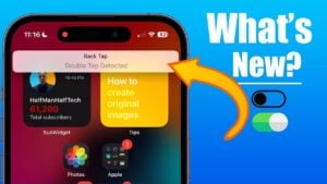iOS 18.5 beta introduces new accessibility updates for Back Tap functionality