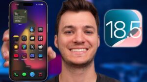 iOS 18.5 beta update focusing on stability and battery performance