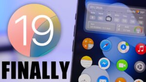 iOS 19 redesign showcasing updated icons and navigation features