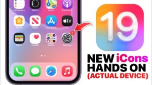 Redesigned iOS 19 icons showcasing a modern and cohesive aesthetic