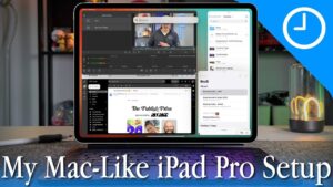iPad Pro setup with Magic Keyboard and accessories for a Mac-like experience