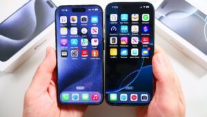 Comparison of iPhone 15 Pro and iPhone 16 Pro features and design