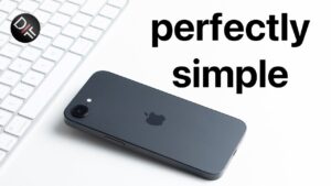 iPhone 16e showcasing its compact and lightweight design for everyday comfort