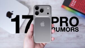 iPhone 17 Pro camera system with 48MP telephoto lens and 8K video recording