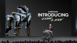 Kawasaki CORLEO robotic horse showcasing biomimicry-inspired design