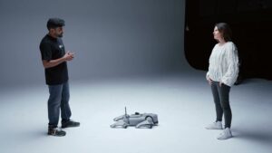 Luna robot dog equipped with IntuiCell technology for real-time learning