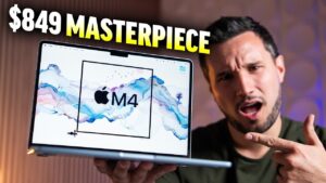M4 MacBook Air showcasing its sleek design and advanced features