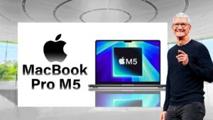 M5 MacBook Pro showcasing performance upgrades and sleek design