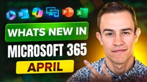 Microsoft 365 April 2023 updates featuring AI-driven productivity tools