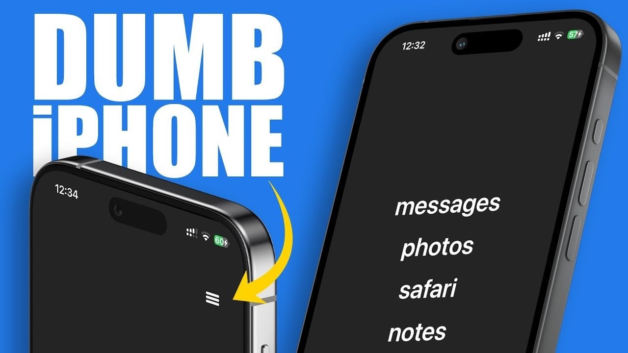 Turn Your iPhone Into a Dumb Phone and Regain Your Focus Geeky Gadgets
